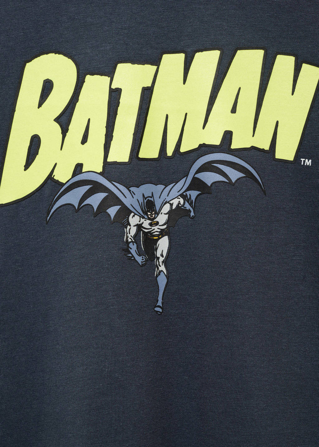 Mango Kids Batman pyjama middengrijs/donkerblauw