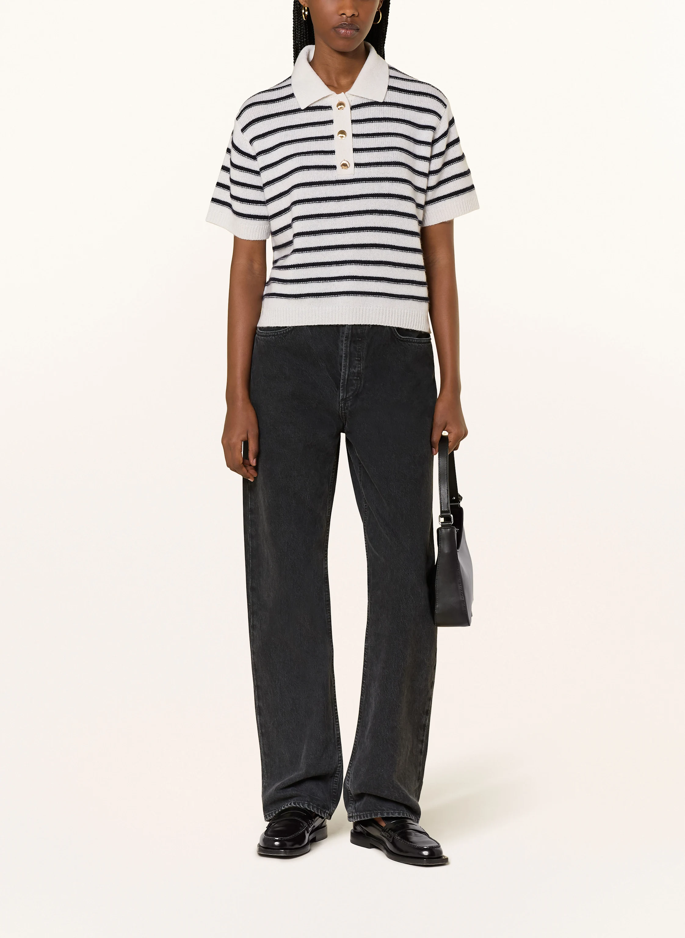 ALLUDE Strickshirt mit Cashmere