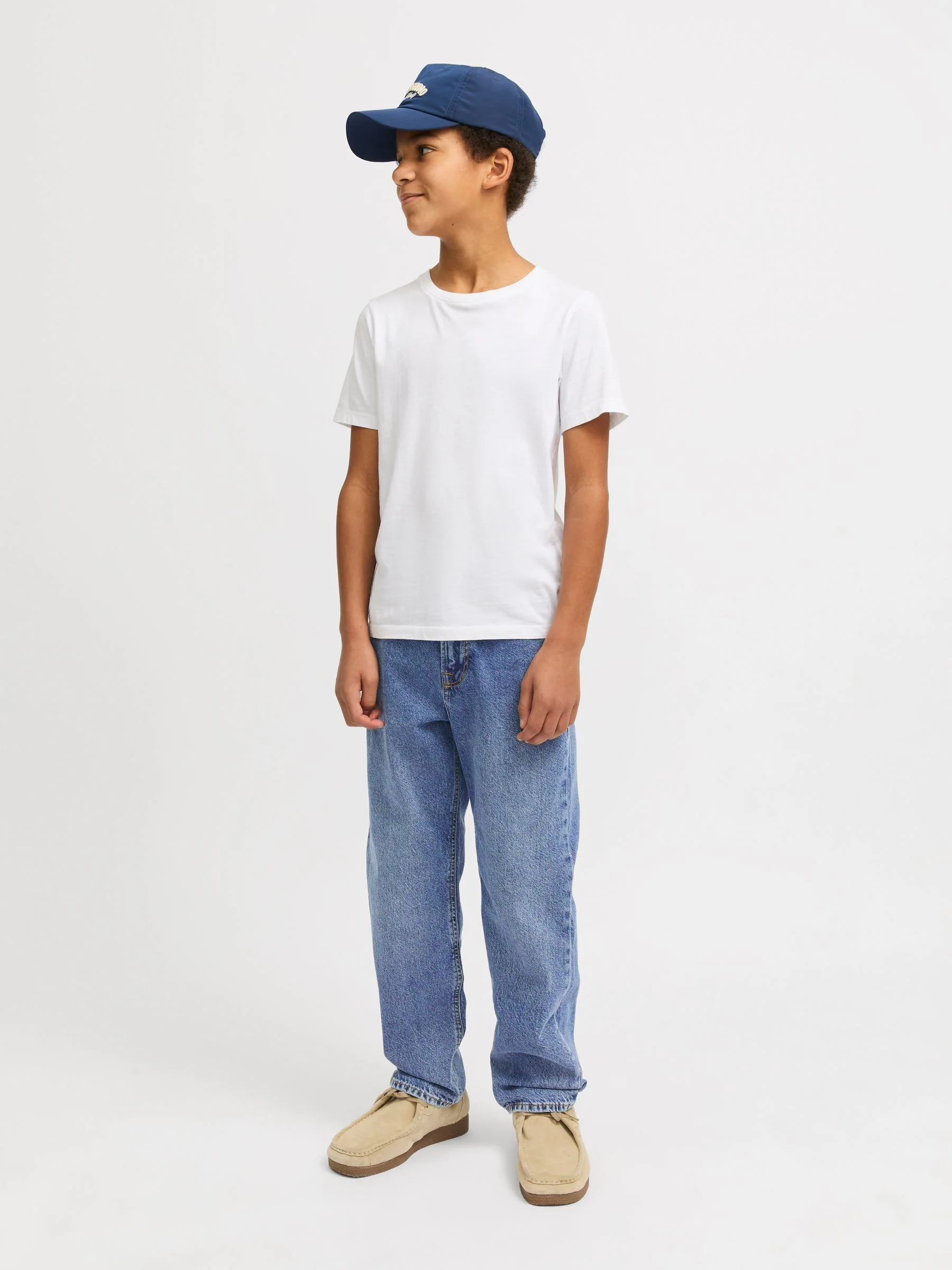 Blauw - JACK & JONES Junior Chris Relaxed Fit Jeans