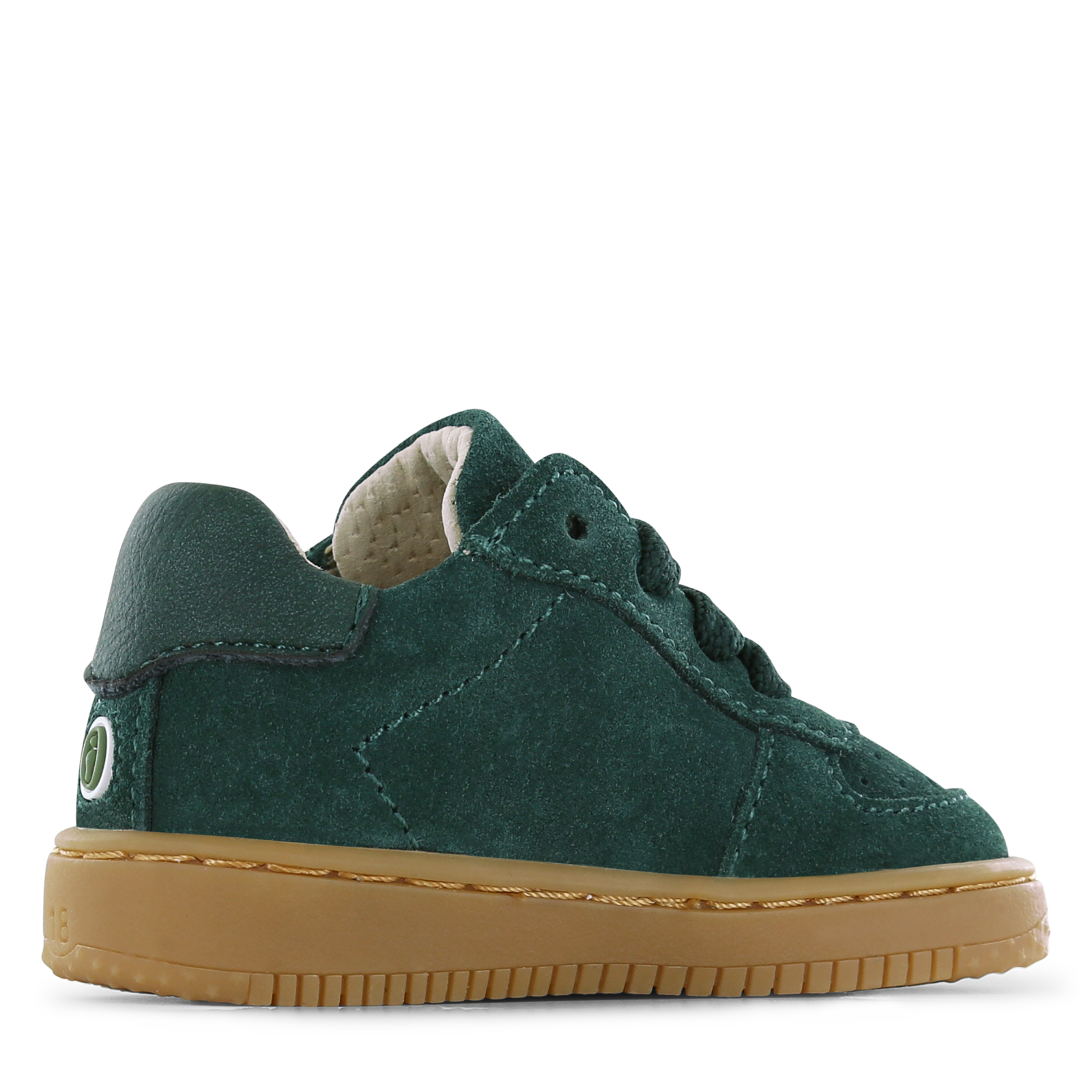 Shoesme dunkelgrün Wildleder Sneaker
