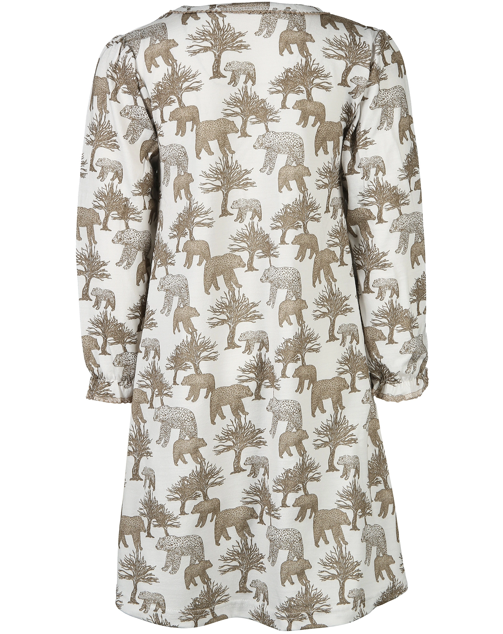 Langarmkleid 4042 LEOBEAR AOP in sand