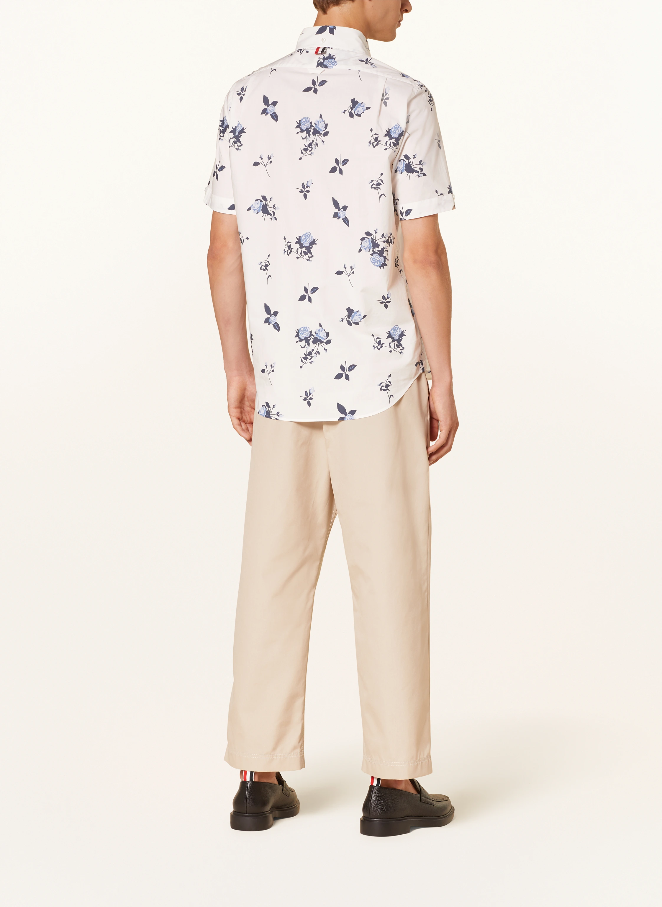 THOM BROWNE. Kurzarm-Hemd Straight Fit