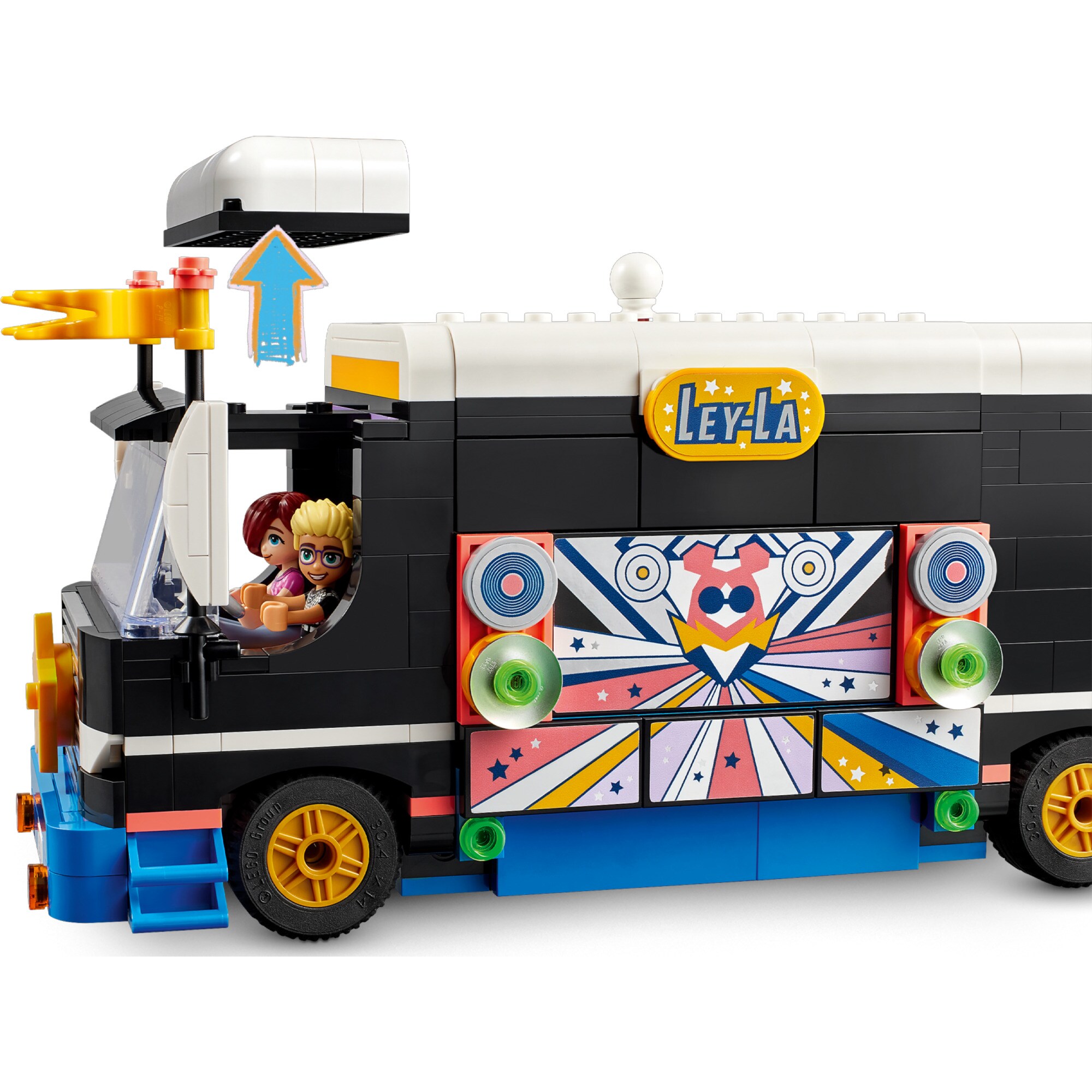 LEGO Konstruktionsspielzeug Friends Popstar-Tourbus