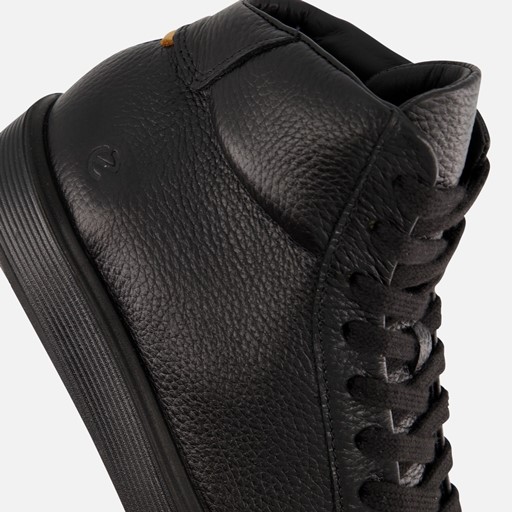Ecco Soft 60 W Veterboots zwart Leer