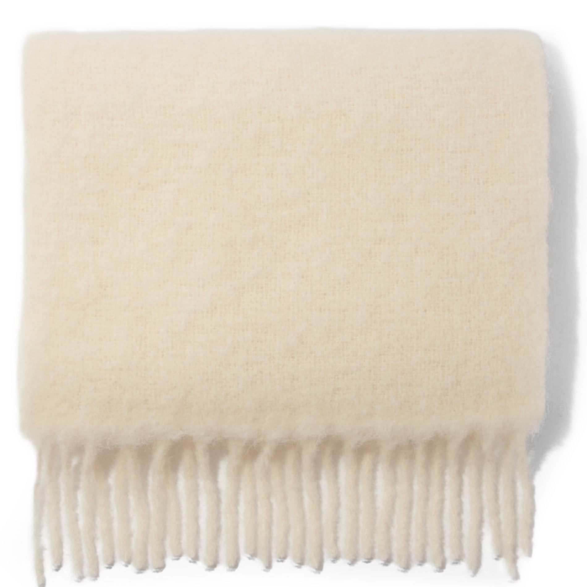 Echarpe en laine mélangée| Beige