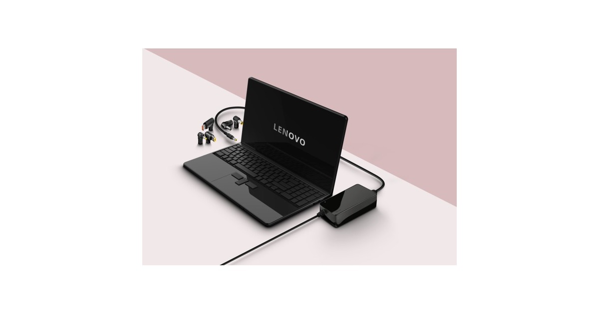 TrustMaxo 90W Laptop Charger for Lenovo voedingseenheid  (Zwart, 23394)