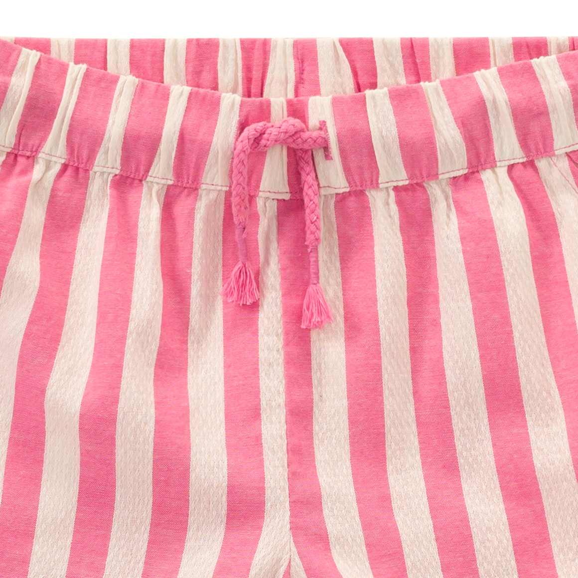 Jonas Nielsen Mädchen Shorts mit Streifen pink / weiss
