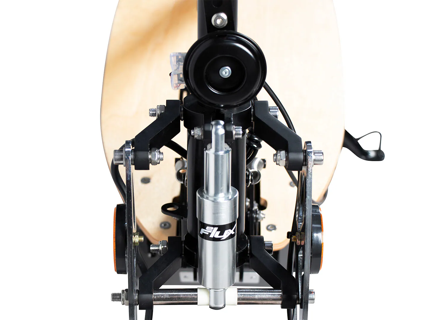 eFlux Freeride X2, E-Scooter mit Straßenzulassung, Hub-Version, Sitz, 2500 Watt, 45 km/h, Easy-Fold (Schwarz)