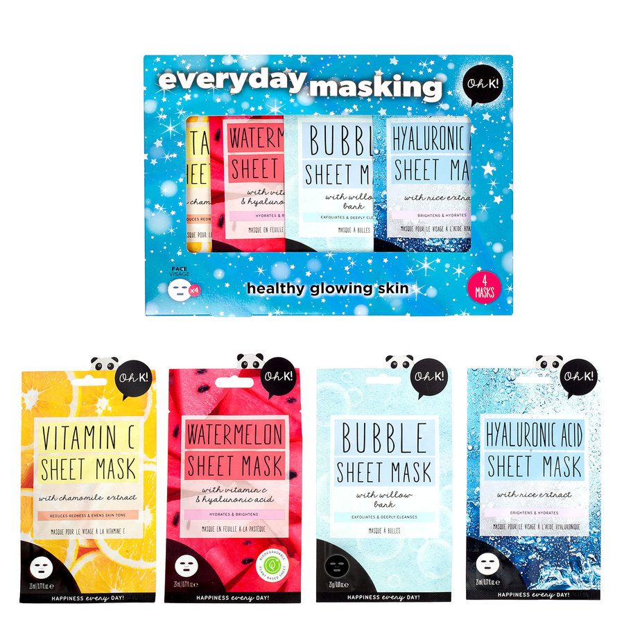 Oh K! Everyday Masking 4 pcs Gift Set