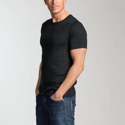 T-Shirt 1950, Schwarz