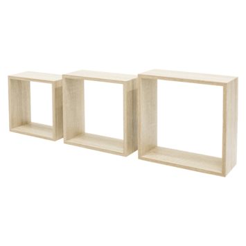 Kubusset eiken 3 stuks