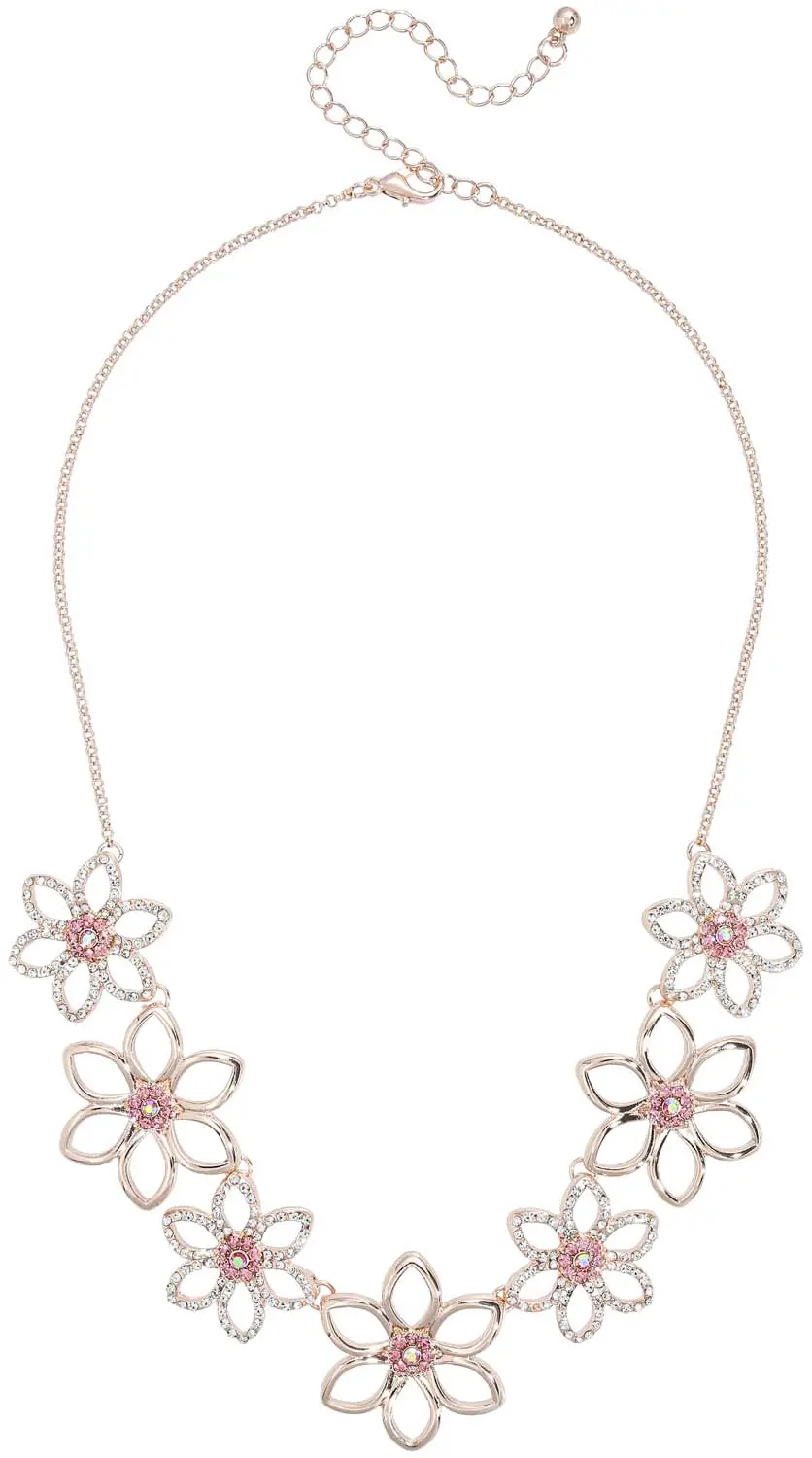 Kette - Rosy Bloom