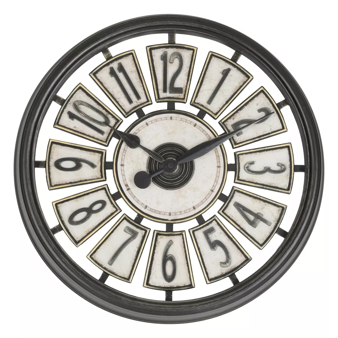 Horloge murale (D39 cm) Davy Noir