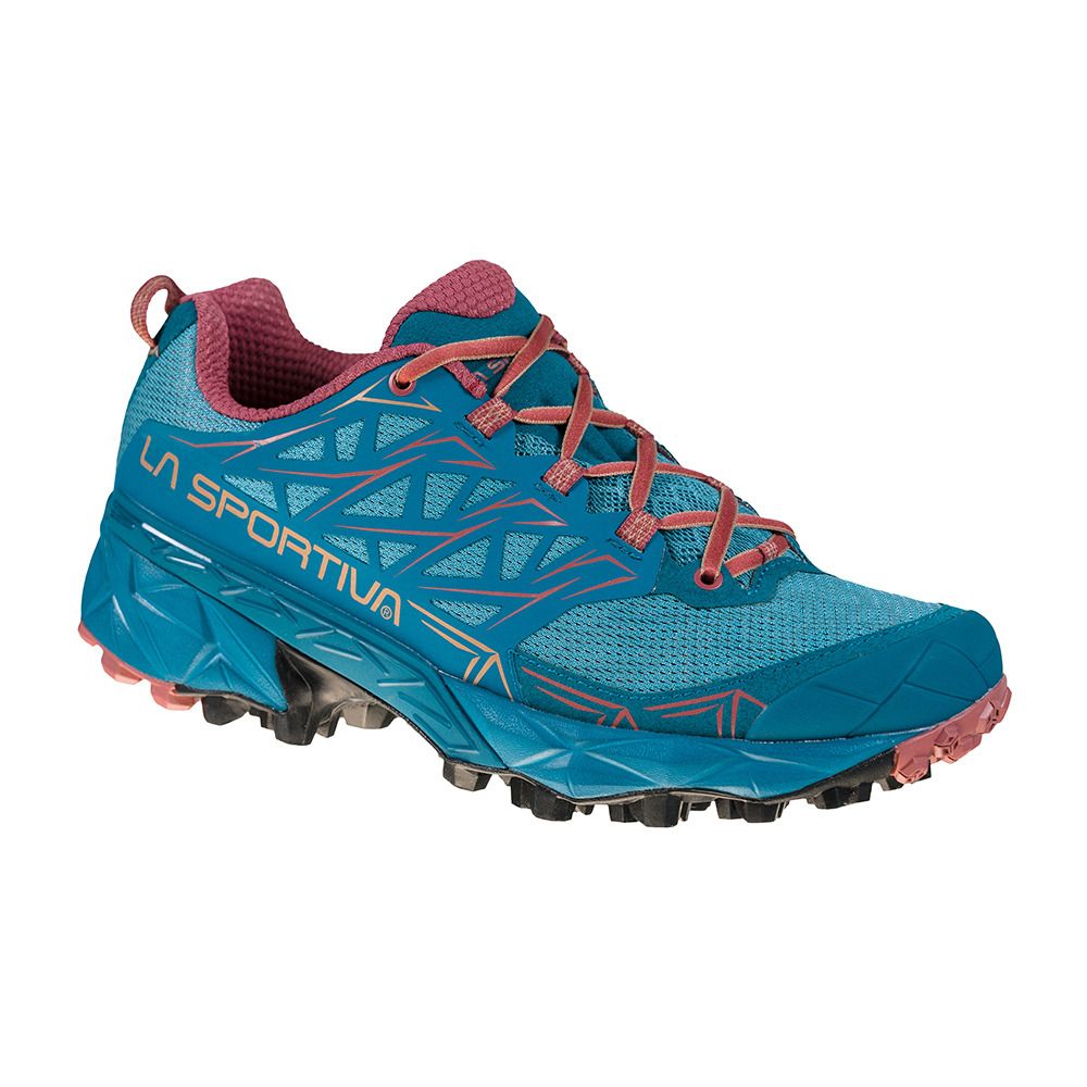 La Sportiva AKYRA - Chaussures trail Femme ink/rouge