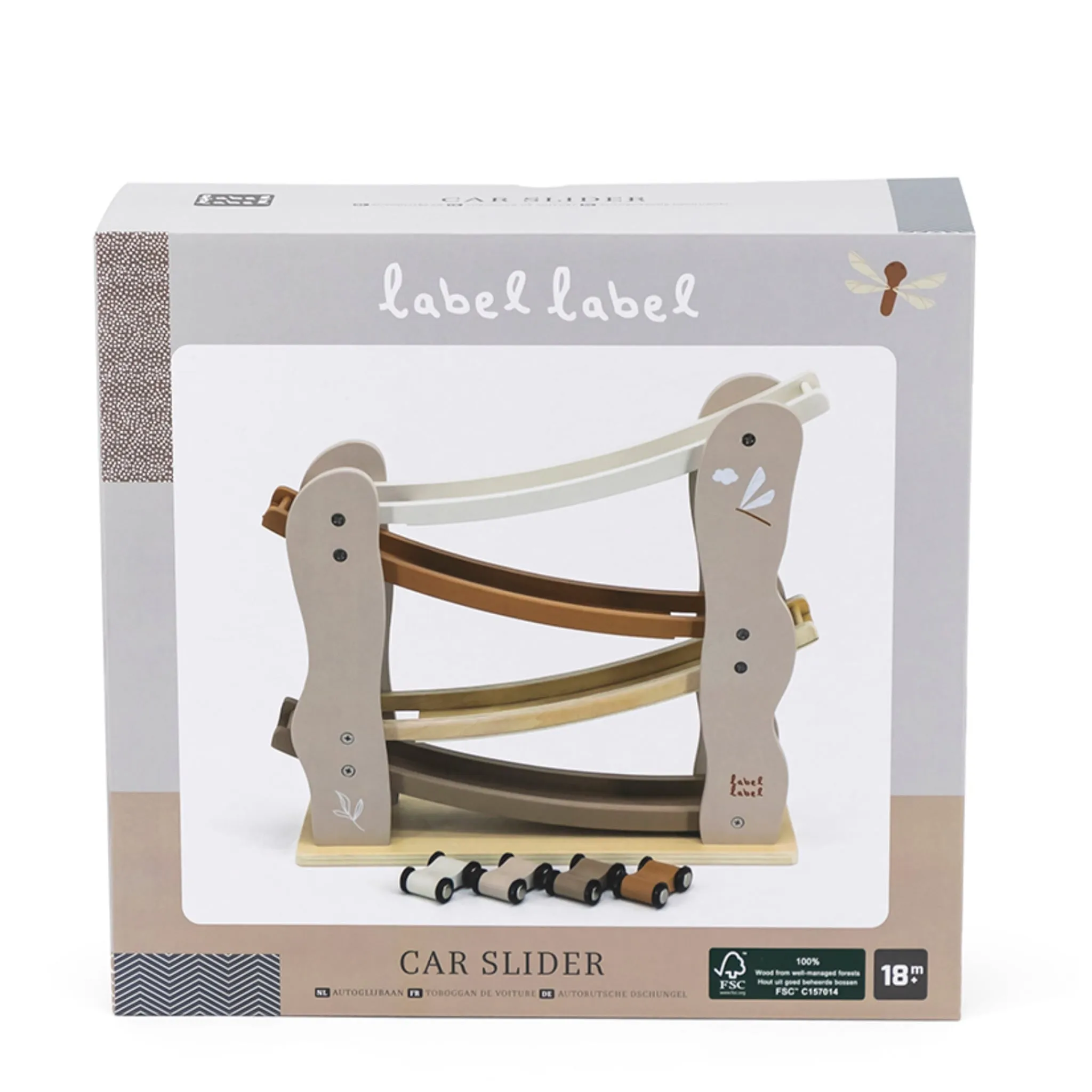 Label Label Glissade de Voiture - Nougat
