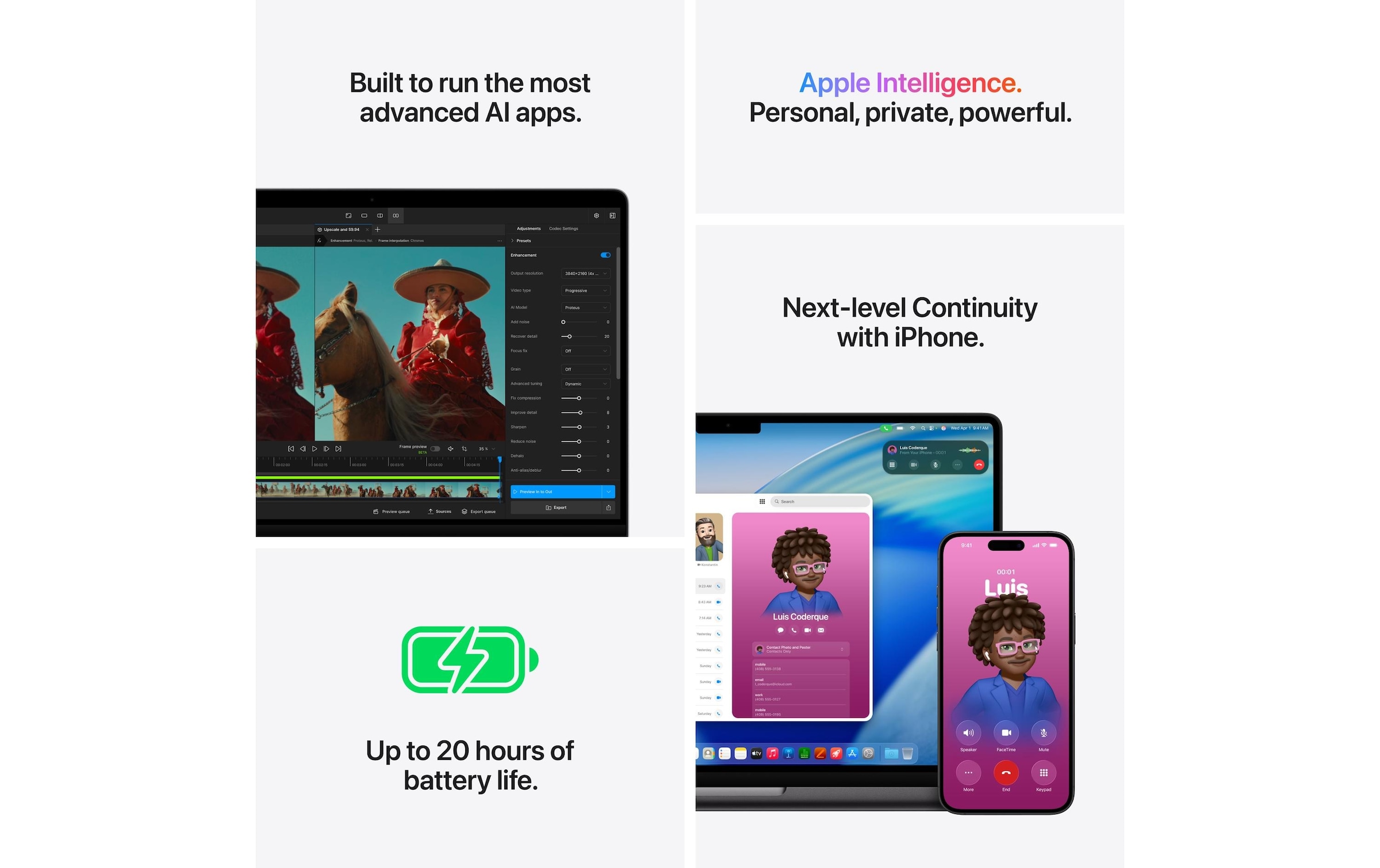 Apple Notebook »MacBook Pro 14 M5 Max 2026 18C CPU/32C GPU/2 TB/36 GB« 36,068 cm / 14,2 ″ Apple M5 Max 2.000 GB SSD Integrierte NPU (Neural Processing Unit)