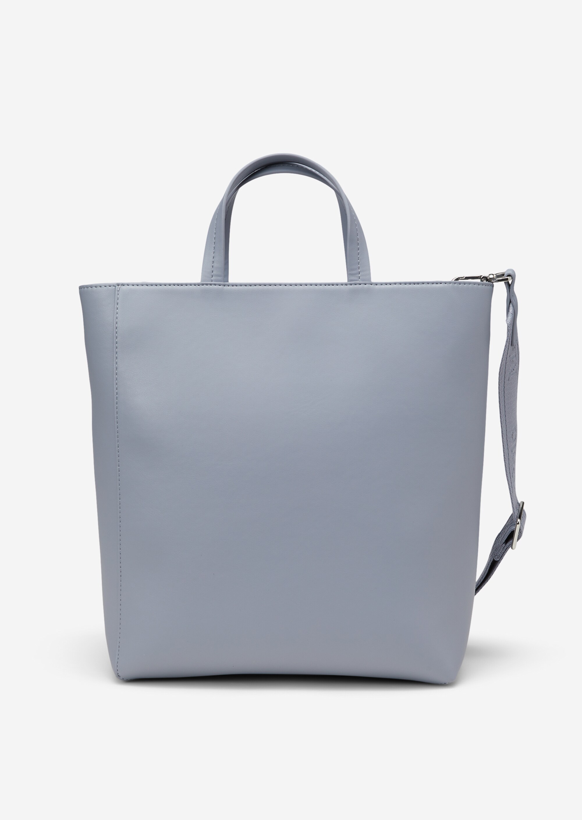 Shopper medium aus einer Lederalternative aus recyceltem Polyester