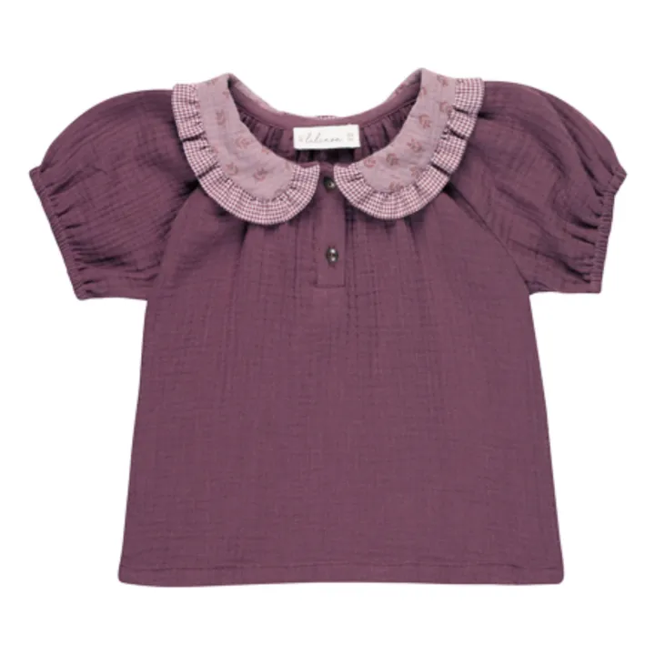 Lilinoa Blouse Charlotte | Aubergine