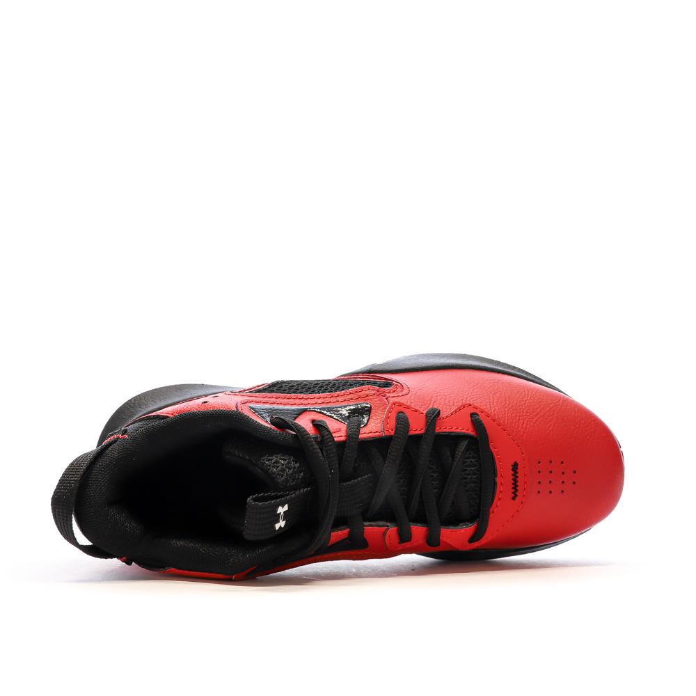 Under Armour Chaussures Basket Rouge/Noire Mixte Under Armour Lockdown 6