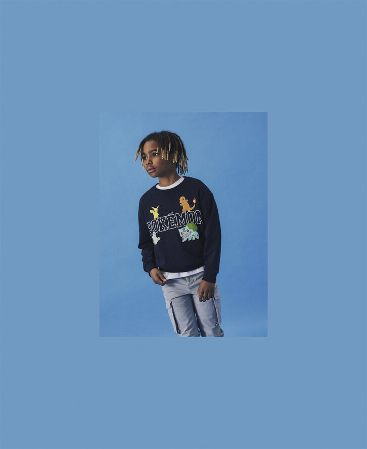 Name It NKMDAY POKEMON NREG SWEAT BRU NOOS Blå