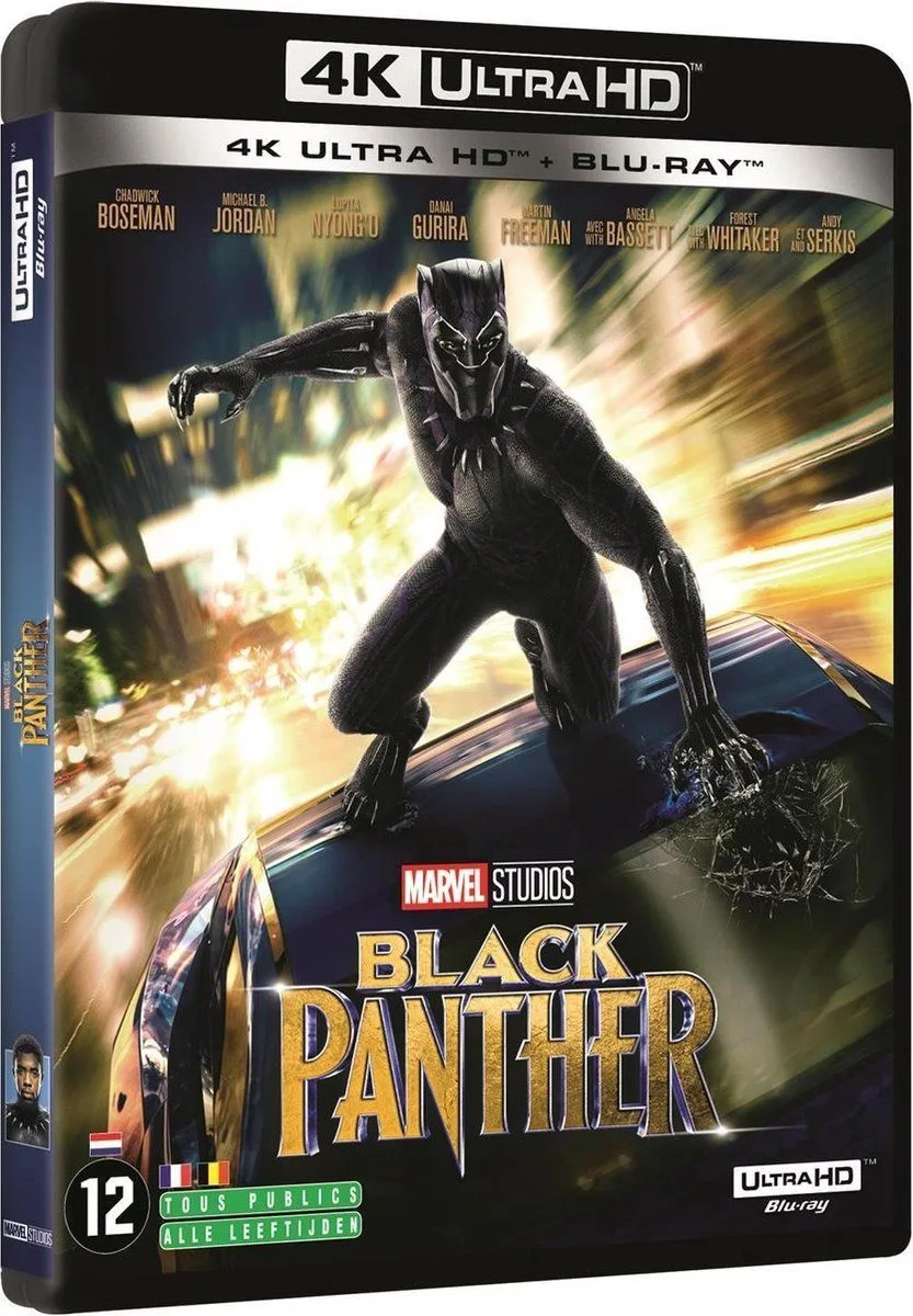 Black Panther (Blu-Ray UHD 4K   Blu-ray) Disques Blu-ray films