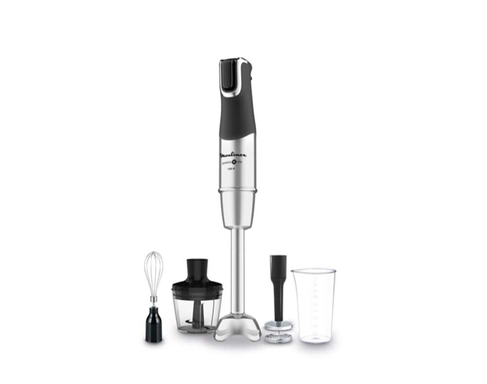 VARINHA MÁGICA COM ACESSÓRIOS MOULINEX QUICKCHEF 5 EM 1 DD95HD10 (1200 W - INOX)