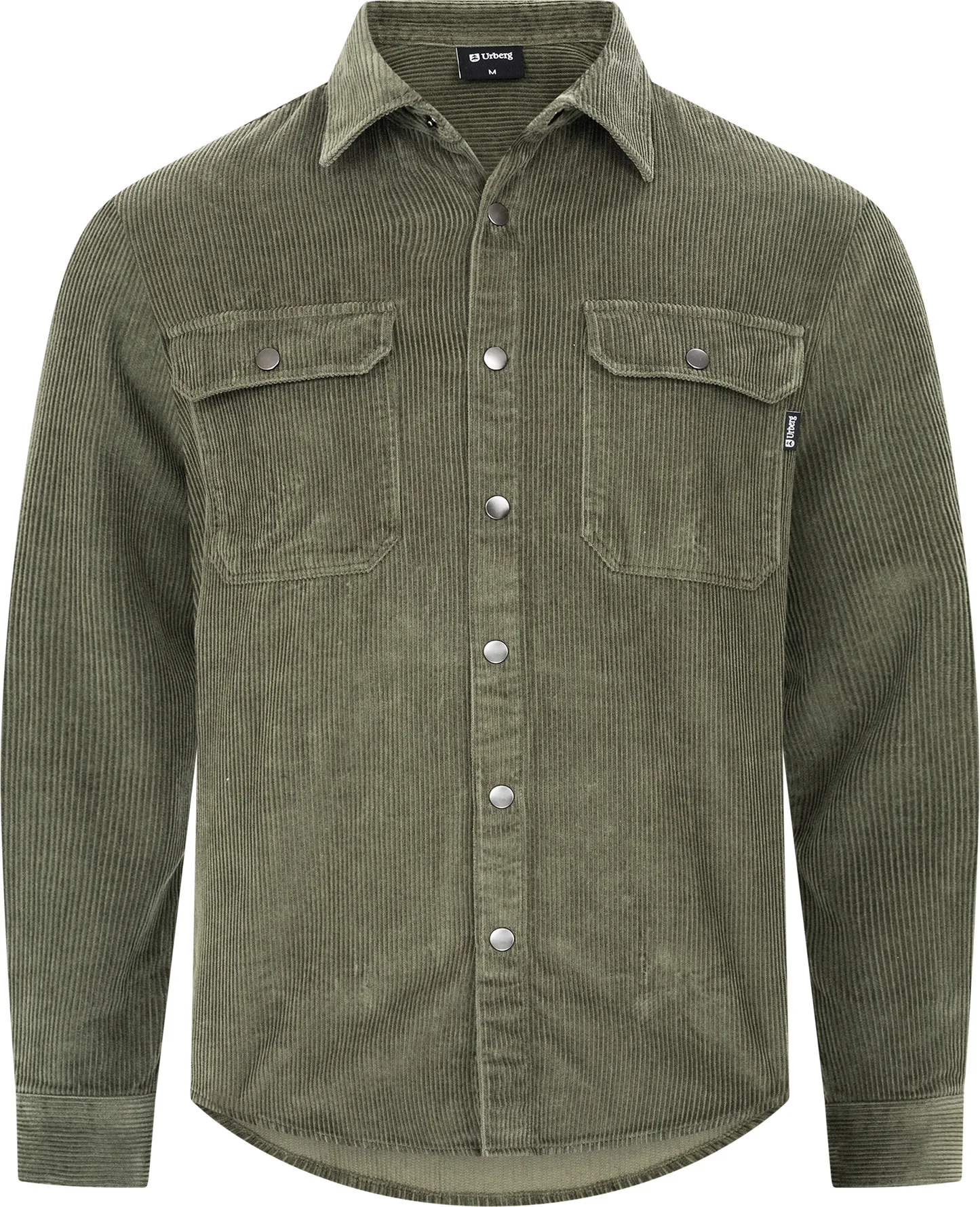 Urberg Corduroy Overshirt Men Deep Lichen Green