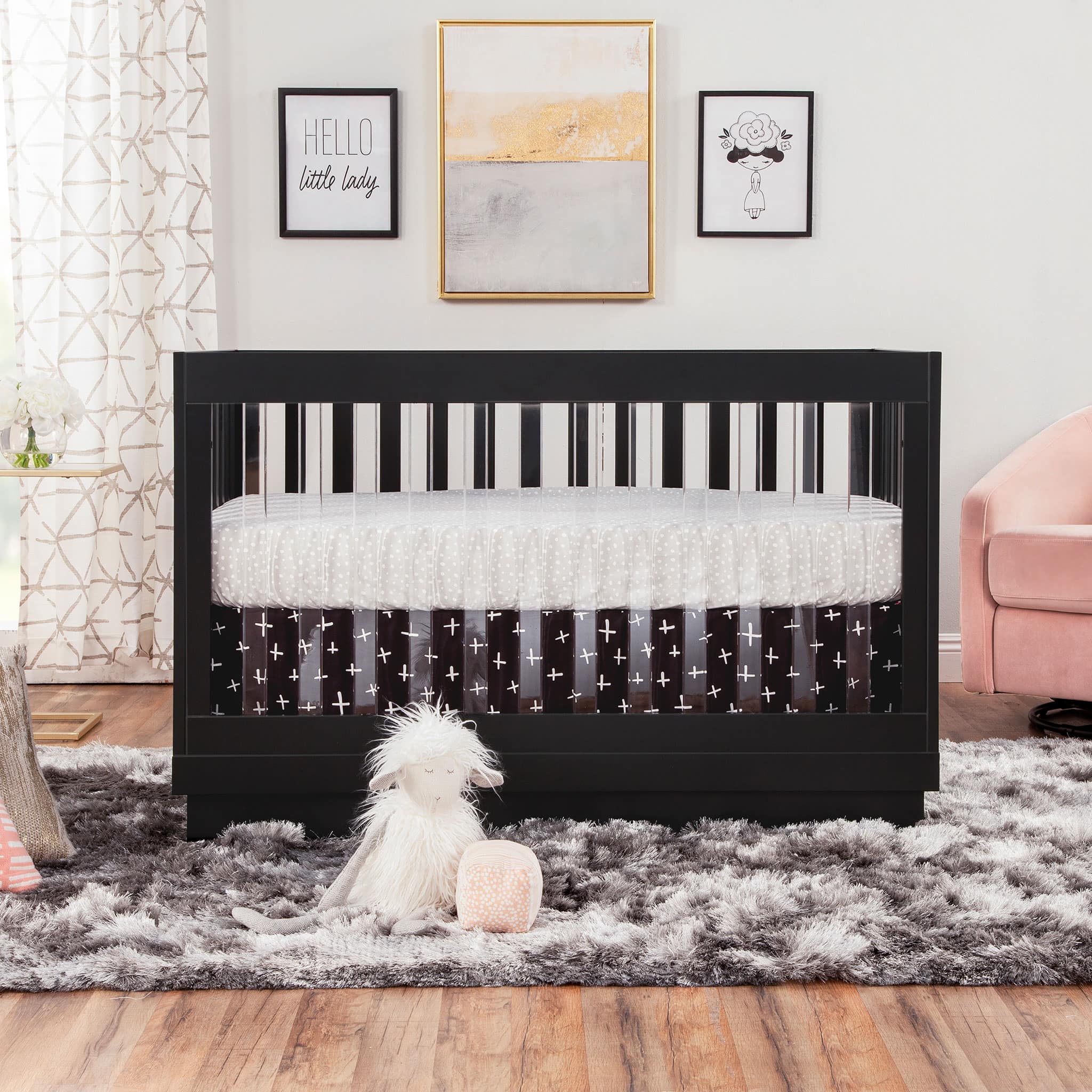 Babyletto Couchette Convertible 3 en 1 Harlow - Noir