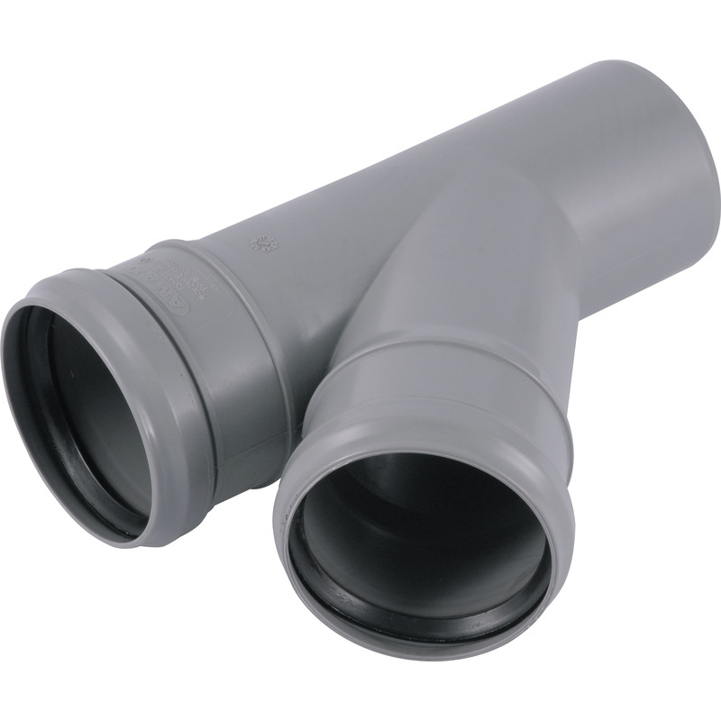 PP T-Stuk 45° 75/75mm