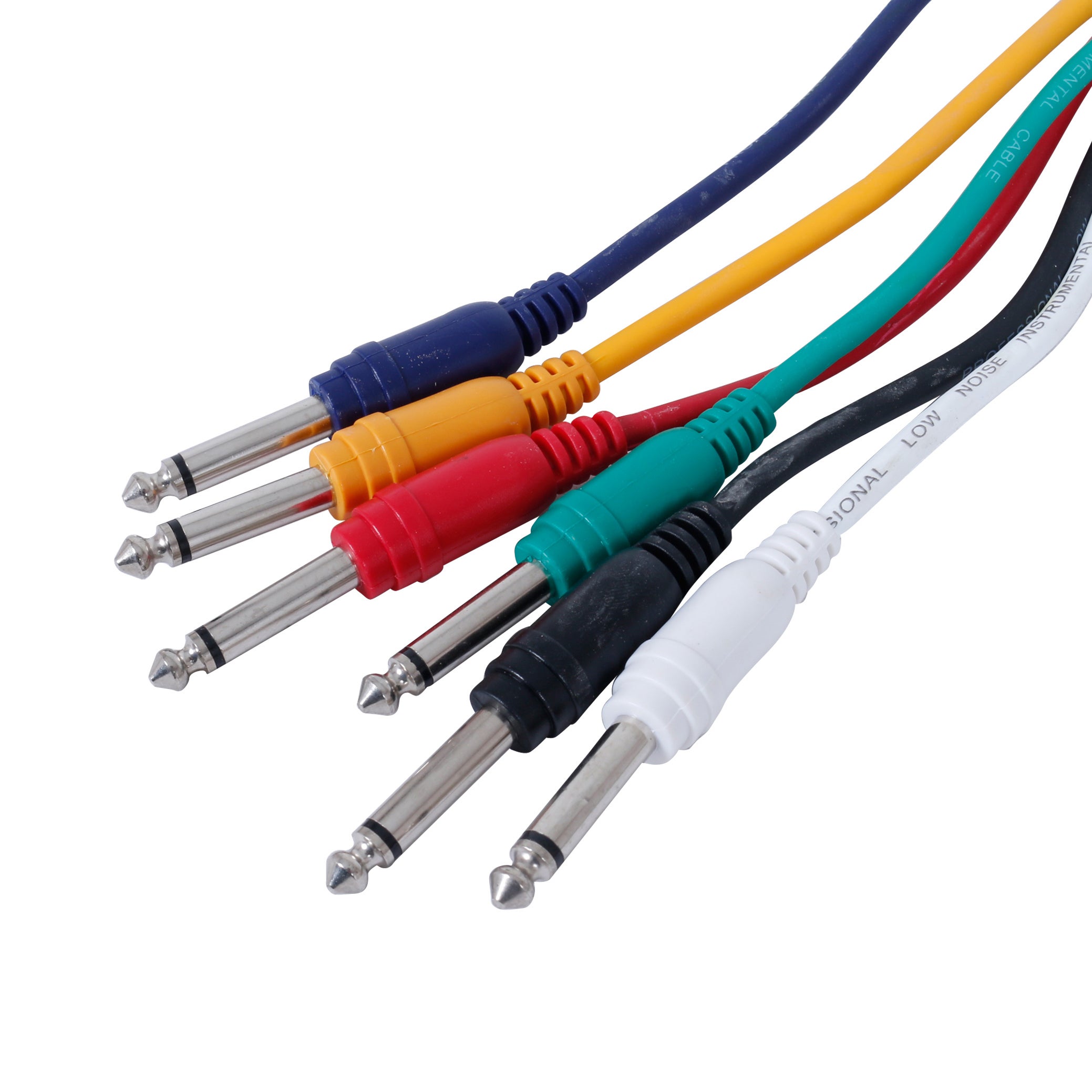 Devine PATCH6363-RB-50cm patchkabel 6.3 mm mono 6-pack 50 cm