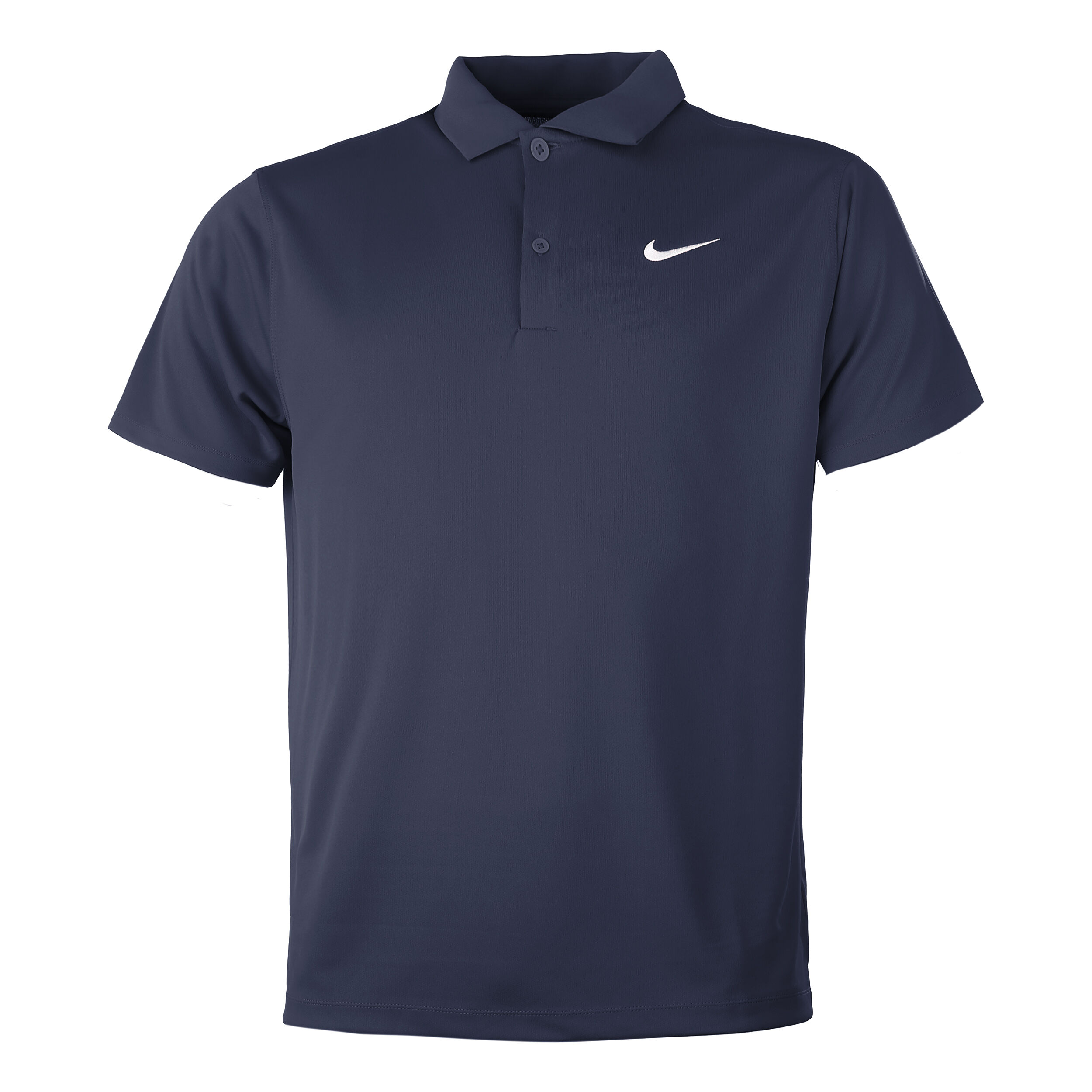 Nike Dri-Fit Solid Polo Hommes - Bleu Foncé