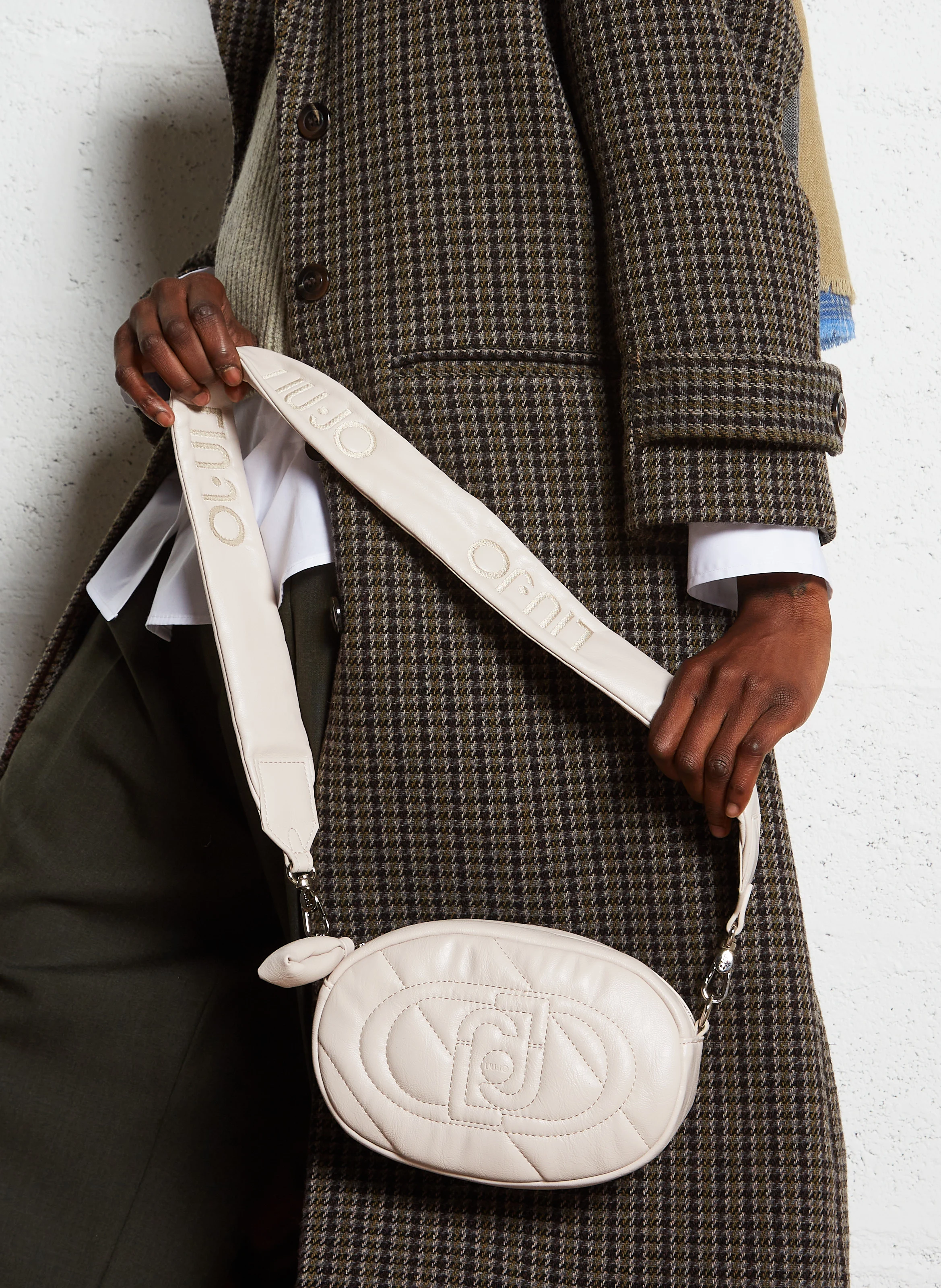 Sac à bandoulière matelassé | Beige