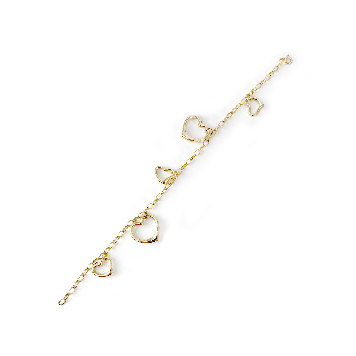 Bracelet d'occasion or 750 jaune 19 cm