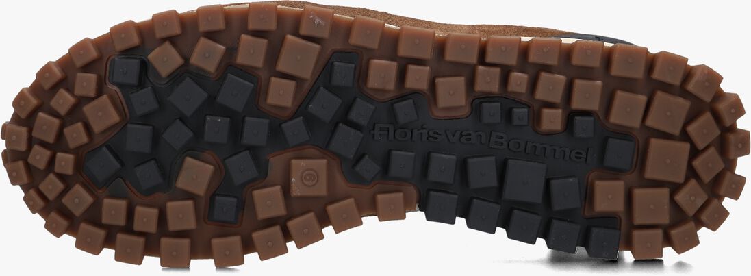 bruine floris van bommel lage sneakers sfm-10156 de grommer
