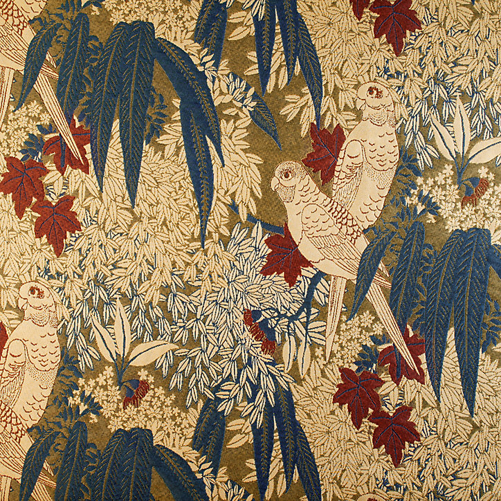 Rideau perruche en polyester Linder L.140 x H.260 cm jaune moutarde