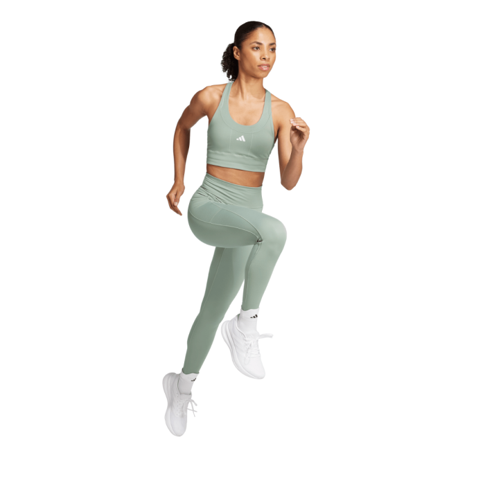 adidas Dame Lange tights Own The Run 7/8 Tight Grøn