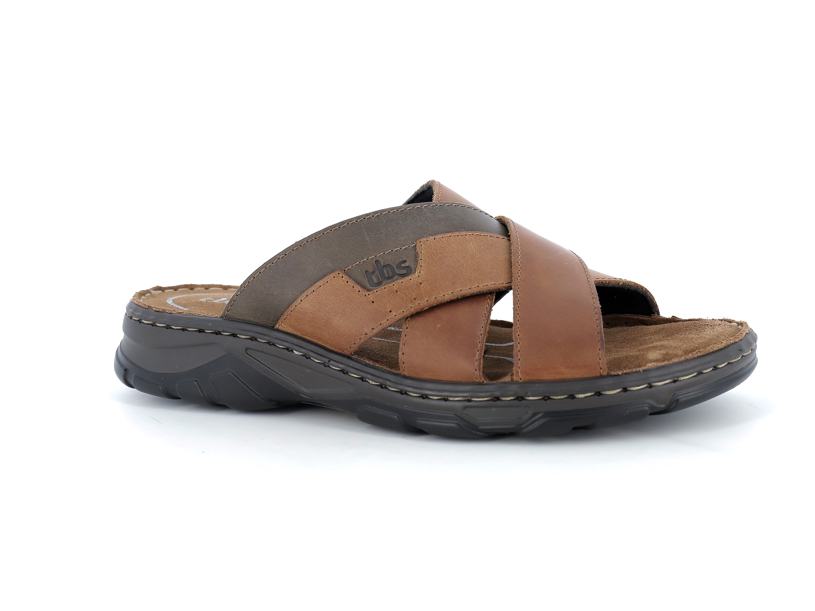 Tbs-JACQUIE Cuir Multi-Marron