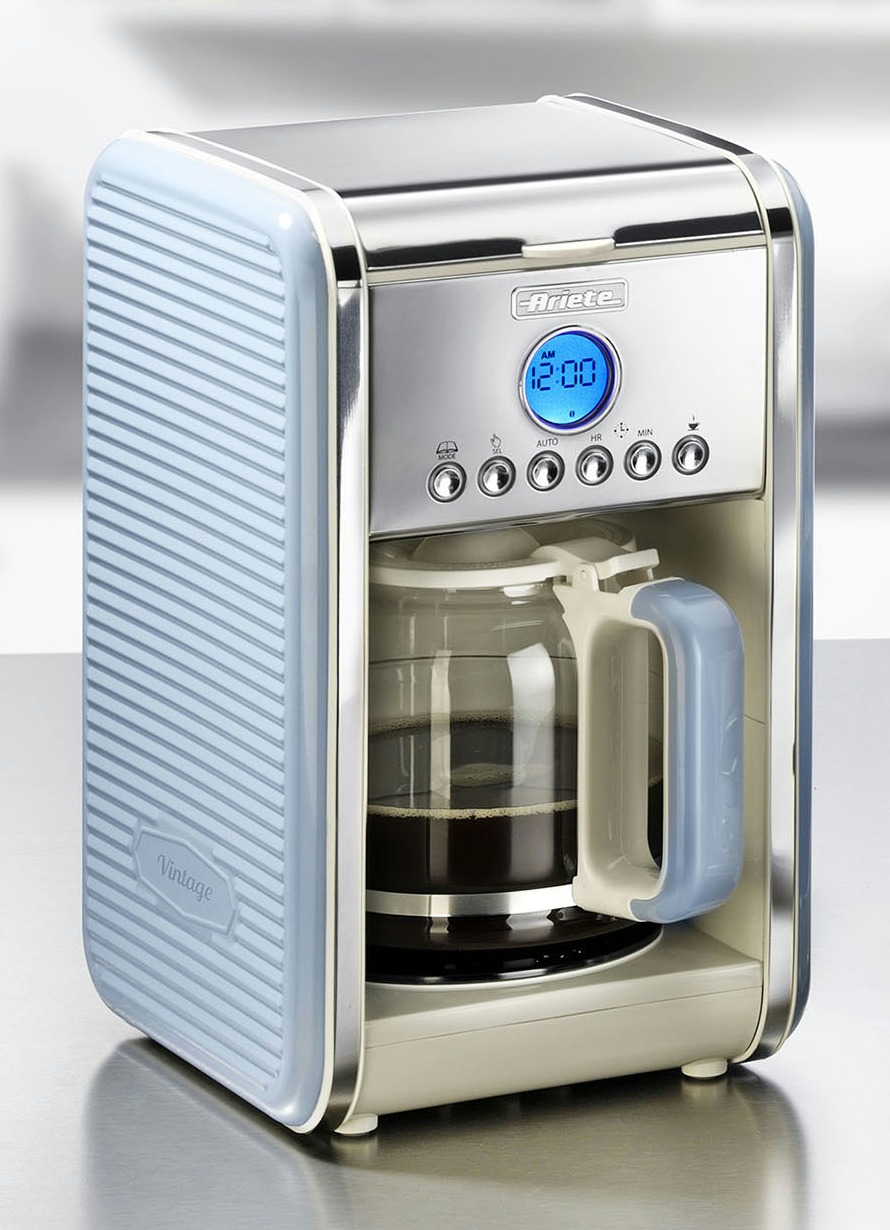 Ariete Kaffeemaschine mit Glaskanne und Dauerfilter