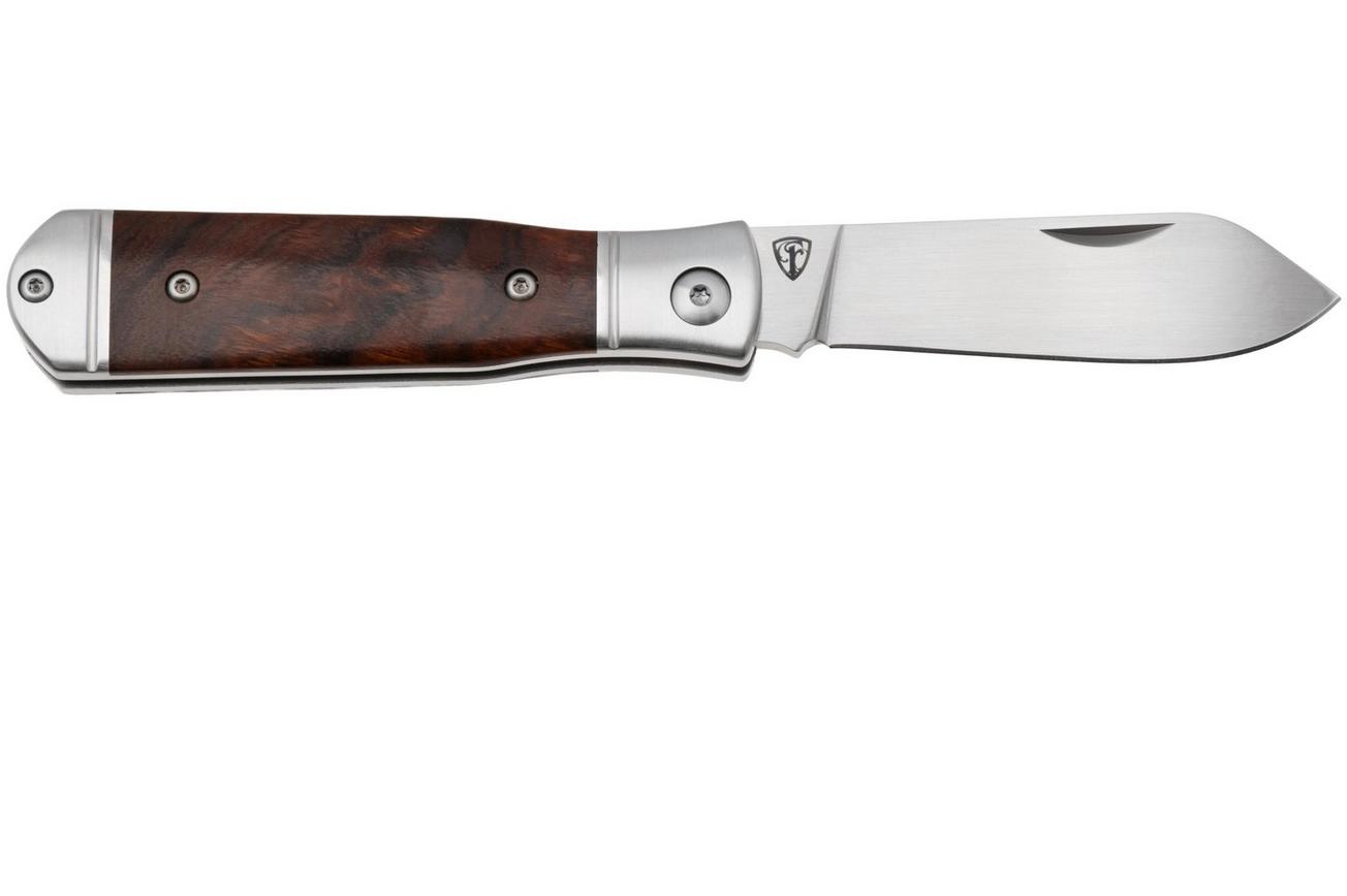 QSP Knife Jumping Jack QS167-D Satin 14C28N, Desert Ironwood, zakmes
