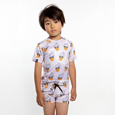 Beach & Bandits Stay Cool Badeshorts, Lavender