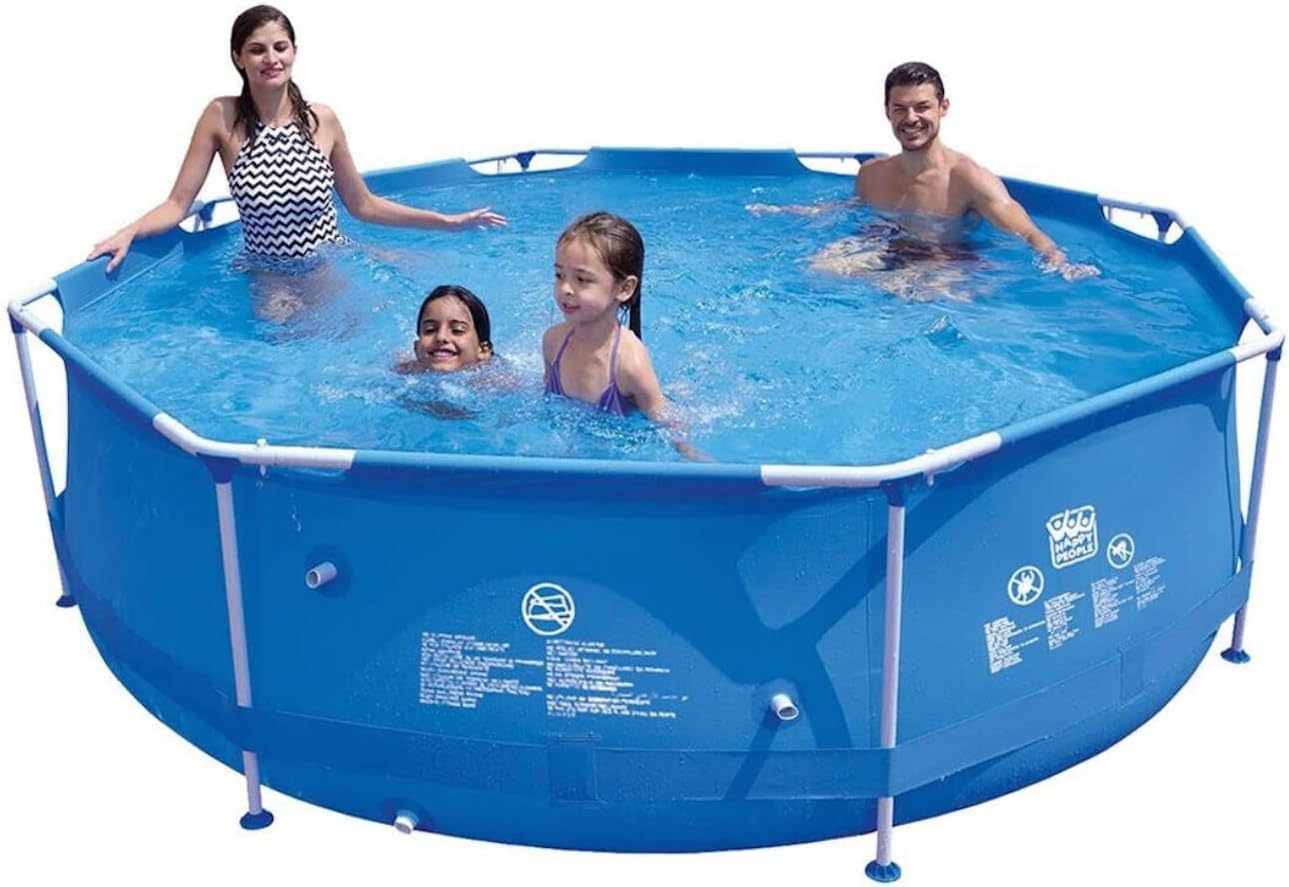 Happy People Pool-Set 300x76 RD STAHLRAHMENPOOL