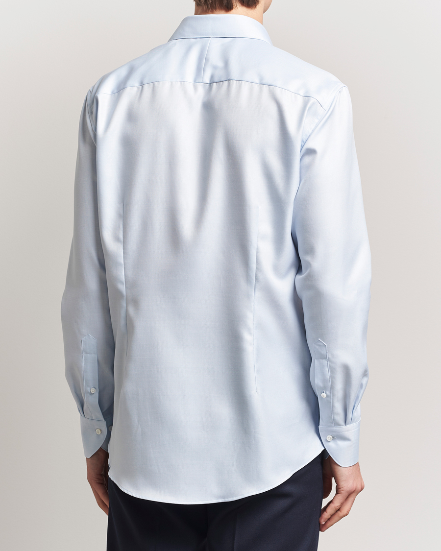 Stenströms 1899 Cotton Twill Shirt Light Blue