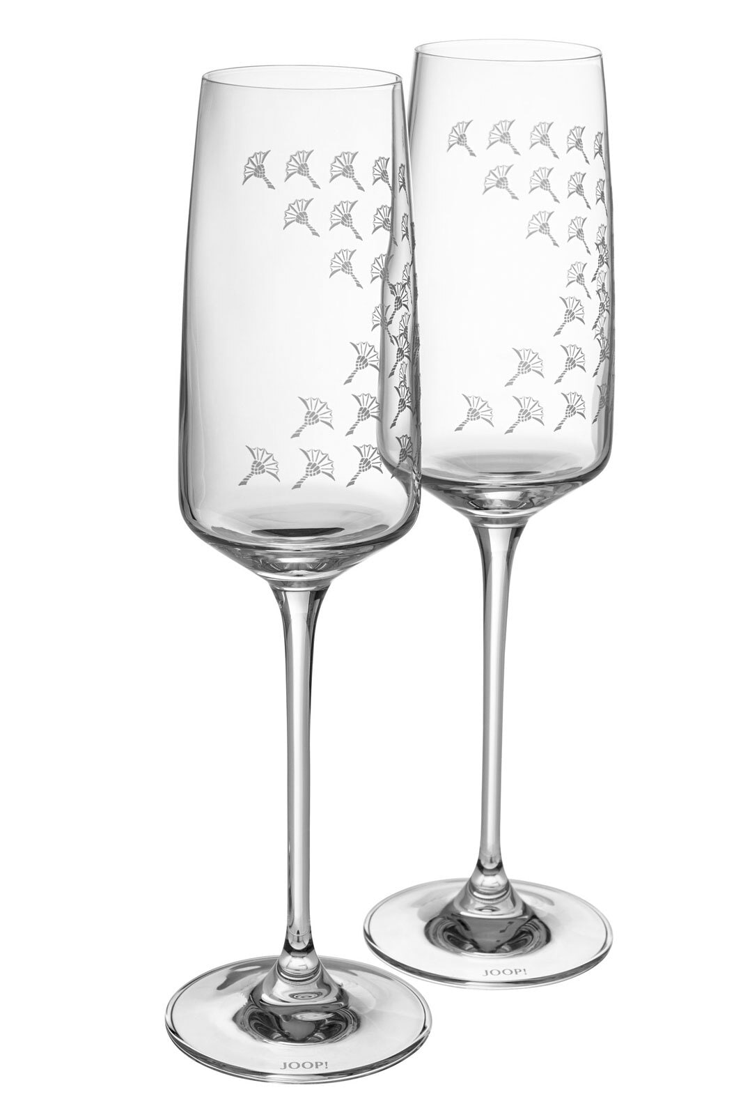 JOOP! Champagnerglas FADED CORNFLOWER 2er Set - je 250 ml