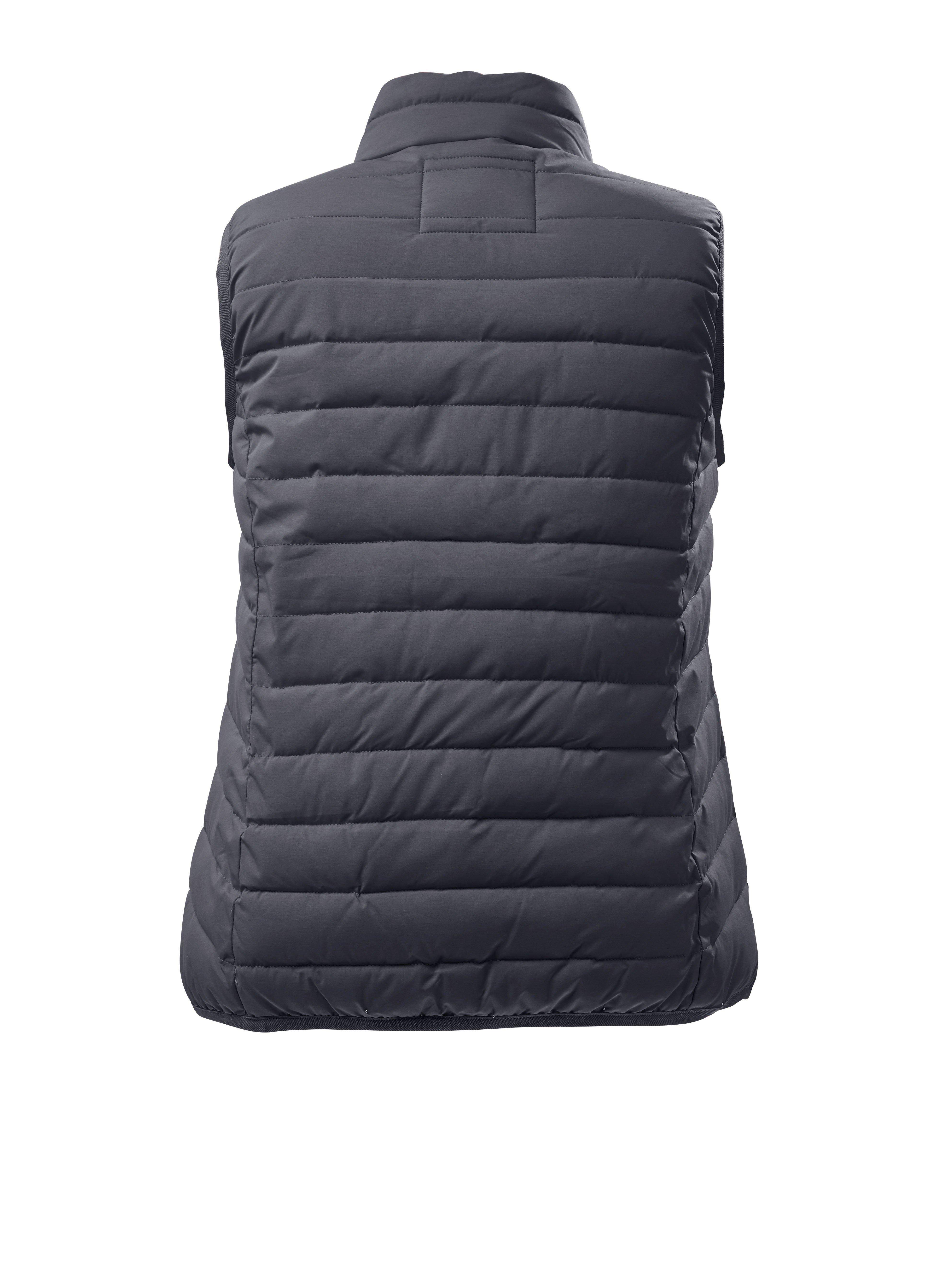 Steppweste mit Stehkragen und 2-Wege-Zipper