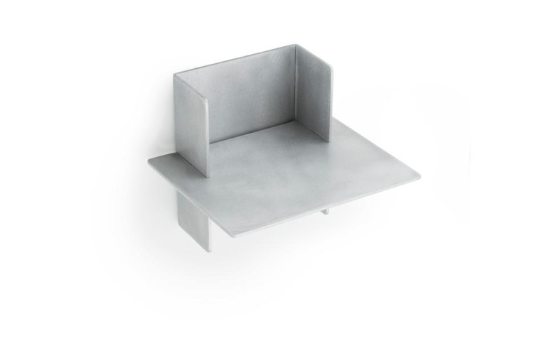 Normann Copenhagen Alu wandplank 25 Brushed Aluminium