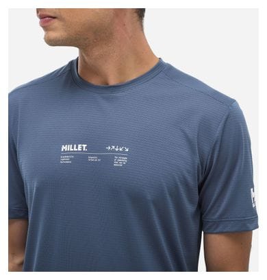 T-Shirt Millet Intense Essential Bleu Homme