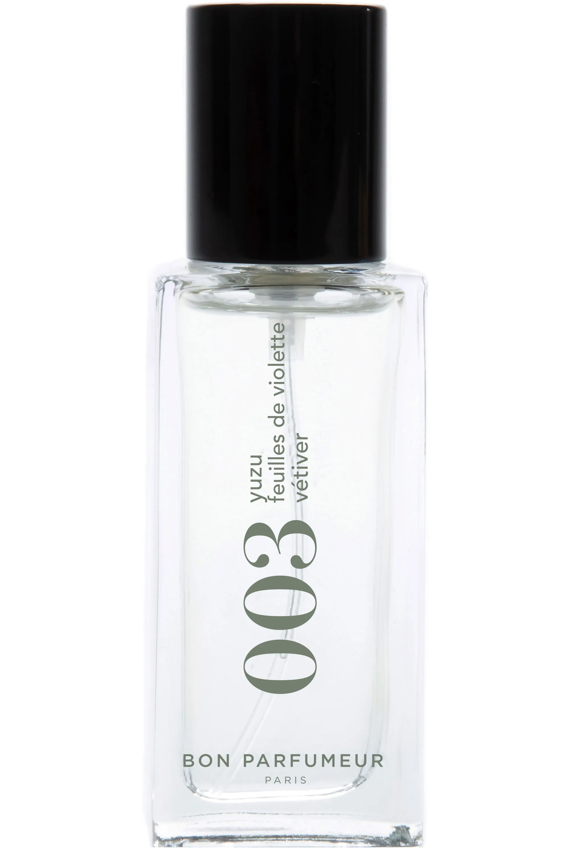 Bon Parfumeur Paris 003 Yuzu feuille de violette vétiver Eau de Cologne-100 ml