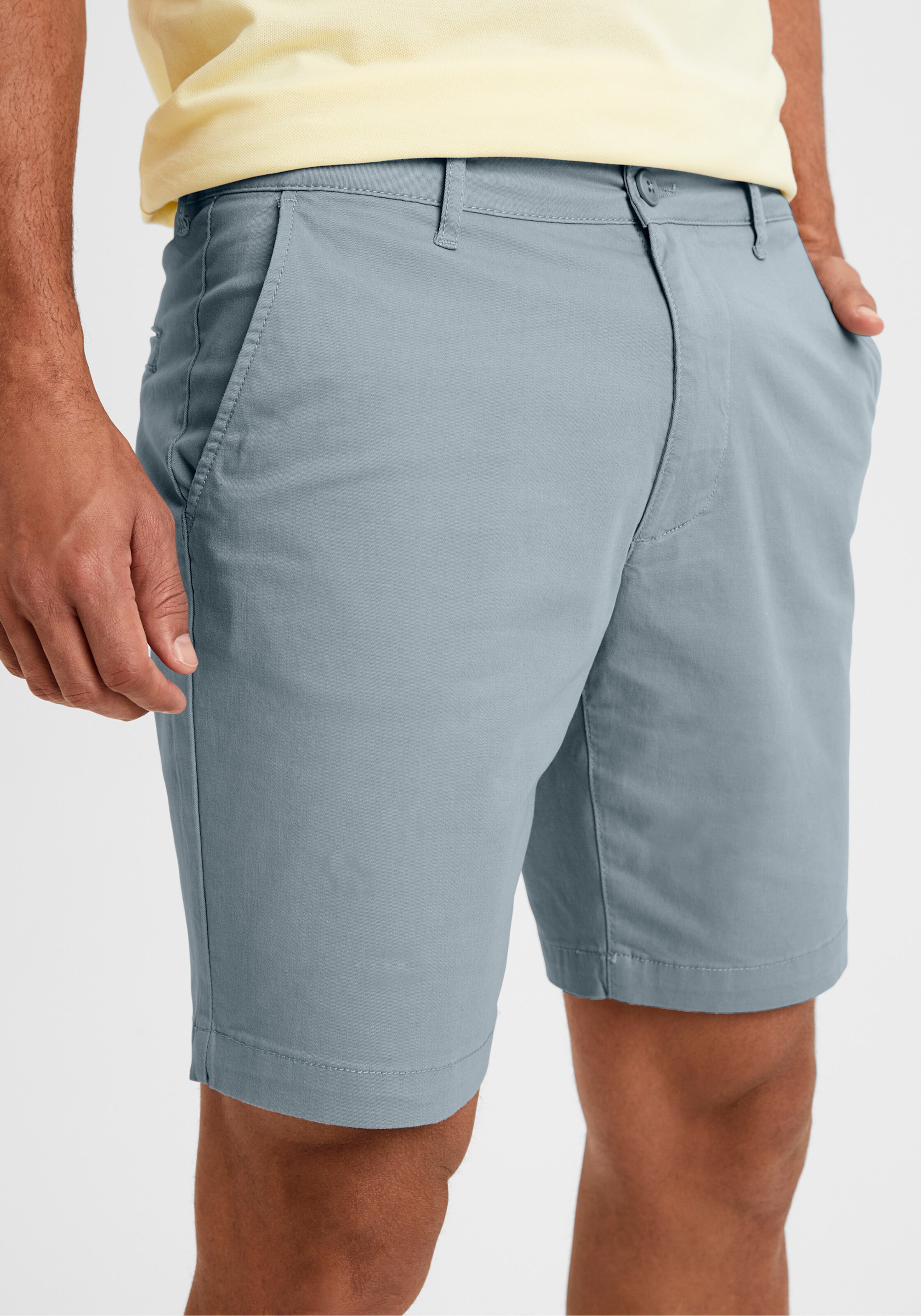 H.I.S Chinoshorts in graublau