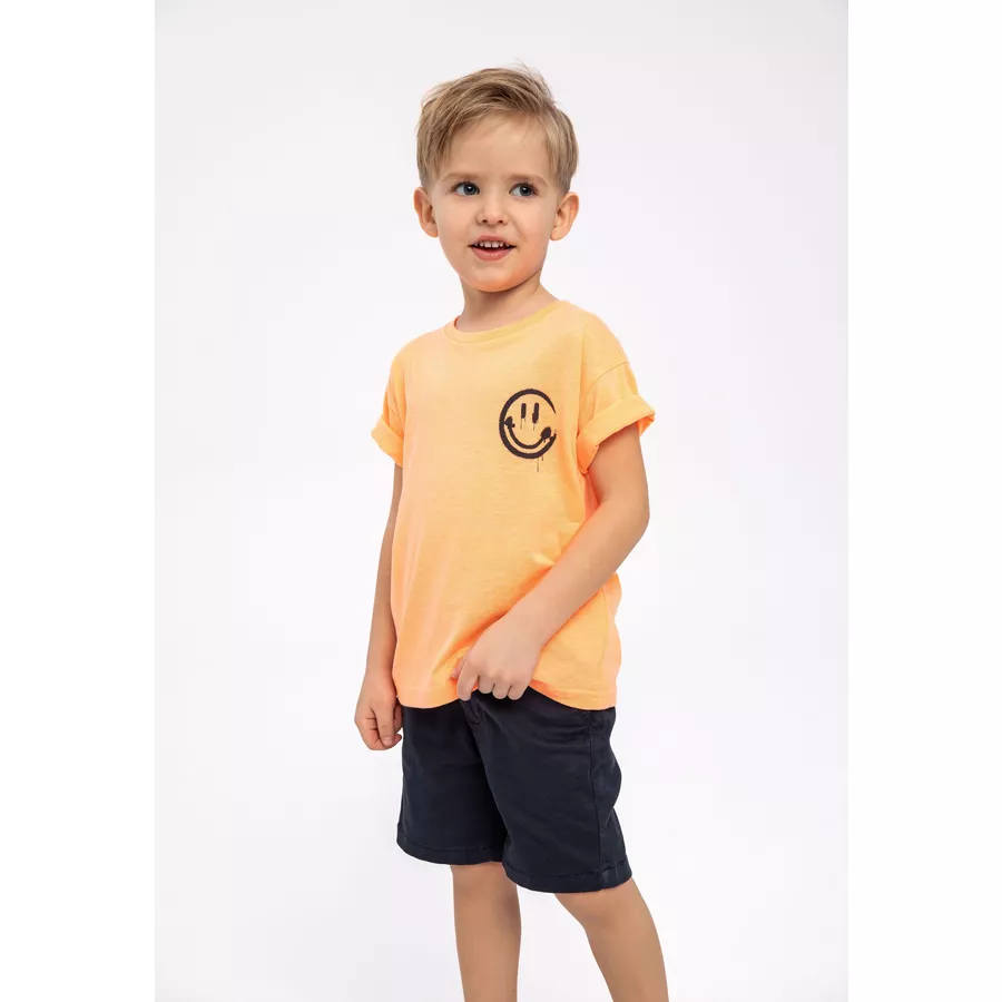MINOTI 4er-Pack T-Shirts WeißOrangeSchwarzGrau