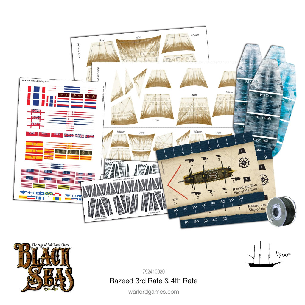 Black Seas : Razeed 3rd Rate & 4th Rate